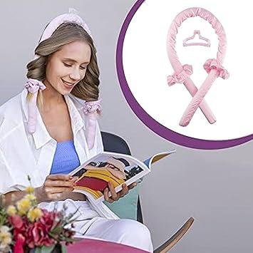 Miniatura 2 de Diadema rizadora de cabello sin calor ba